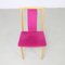 Dining Chairs in Velvet by K. Høffer-Larsen, 1980s, Set of 4 7