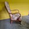 Armchair with Flower Bud Legs, 1950s-1960s, Image 4