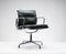 EA208 Soft Pad Desk Chair in Aston Green Laurel Leather by Charles & Ray Eames for Vitra, 1990s 1