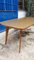 Wooden Dining Table with Colored Glass Top, Italy, 1950s, Image 3