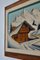 A. Capilla, Paisaje invernal, Relieve pintado sobre panel de madera, Enmarcado, Imagen 5