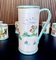 Servicio de té con jarra y tazas italianas de cerámica con motivos de imagen rural pintados a mano de Andrea Darienzo para Vietri, años 50. Juego de 7, Imagen 6