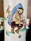 Servicio de té con jarra y tazas italianas de cerámica con motivos de imagen rural pintados a mano de Andrea Darienzo para Vietri, años 50. Juego de 7, Imagen 12