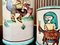 Servicio de té con jarra y tazas italianas de cerámica con motivos de imagen rural pintados a mano de Andrea Darienzo para Vietri, años 50. Juego de 7, Imagen 8
