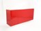 Lineares Rotes Glas Sideboard von Roche Bobois, Frankreich, 2000er 4