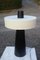 Large Minimalist French Black Ceramic Table Lamp from Le Dauphin, 1980s 1