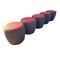 Low Upholstered Borek Sipk Stools by Bořek Šípek , Set of 5, Image 5