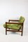 Vintage Armchair in Green Olive, 1970s 3