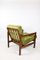 Vintage Armchair in Green Olive, 1970s 8