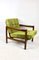 Fauteuil Vintage Vert Olive, 1970s 5