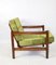 Vintage Armchair in Green Olive, 1970s 9