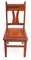 Art Nouveau Mahogany Chairs, 1890s, Set of 4, Image 12