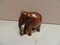 Vintage Miniatur Elefant aus Holz, 1920er 9