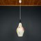 Lampe à Suspension Mid-Century en Verre de Murano Opalin de Stilnovo, 1950s 4