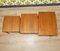 Teak Beistelltische von BRDR Furbo, 1960er, 3er Set 3