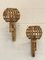 Appliques Murales en Bambou, 1970s, Set de 2 1
