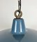 Industrial Blue Painted Factory Pendant Lamp, 1950s 3