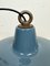 Industrial Blue Painted Factory Pendant Lamp, 1950s, Image 10