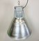 Lámpara colgante industrial grande de aluminio de Elektrosvit, años 60, Imagen 9
