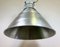 Lámpara colgante industrial grande de aluminio de Elektrosvit, años 60, Imagen 8