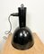 Industrial Black Enamel Factory Hanging Lamp, 1950s 12