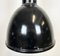 Industrial Black Enamel Factory Hanging Lamp, 1950s 4