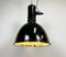 Industrial Black Enamel Factory Hanging Lamp, 1950s, Image 19