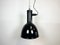 Industrial Black Enamel Factory Hanging Lamp, 1950s, Image 2