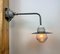 Industrielle Fabrik Wandlampe mit Emaille Lampenschirm, 1960er 19