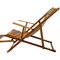 Antique Bamboo Chaise Lounges with Ottoman, Set of 2, Image 10