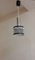 Vintage Ceiling Lamp with Gray Metal Frame and Embedded Clear Plastic Sticks, 1970s 2