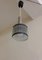 Vintage Ceiling Lamp with Gray Metal Frame and Embedded Clear Plastic Sticks, 1970s, Image 3