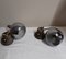 Vintage German Bedside Lamps with Gray Metal Foot with Magnetic Holder and Adjustable Chrome-Plated Chamber Screen, 1970s, Set of 2, Image 6