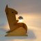 Vintage Wood Kangaroo Lamp 2