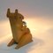 Vintage Wood Kangaroo Lamp 3