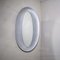 Ovaler Spiegel aus Aluminium von Lorenzo Burchiellaro, 1960er 2