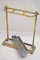 Victorian D Shaped Walking Stick or Umbrella Stand in Brass, 1870s 4
