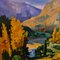 Robert Martin, Fall in the Tarn, años 70, óleo sobre lienzo, enmarcado, Imagen 5