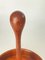Französisches Gewürztablett aus Keramik & Holz, 1960er 5