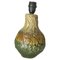 French Pottery Lamp in Green, 1960 1