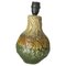 French Pottery Lamp in Green, 1960, Image 1