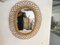 Espejo de pared ovalado Mid-Century de ratán y bambú de la Riviera francesa atribuido a Franco Albini, Italia, años 60, Imagen 11