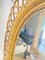 Specchio da parete Mid-Century ovale in vimini e bambù, Francia, attribuito a Franco Albini, Italia, anni '60, Immagine 7