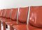 CAB 412 Chairs in Tan Leather Mario Bellini for Cassina, Italy, 1977, Set of 6, Image 12
