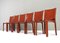 CAB 412 Chairs in Tan Leather Mario Bellini for Cassina, Italy, 1977, Set of 6 5