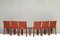 CAB 412 Chairs in Tan Leather Mario Bellini for Cassina, Italy, 1977, Set of 6 16