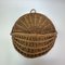 Vintage Wicker Wall Basket, 1970s 10