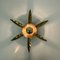 Mid Century Flower Wall Lamp, 1950s 2