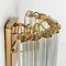 Hanging Rod Glass and Brass Wall Sconce in the style of Sciolari, 1960s, Image 6