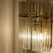Glass and Brass Wall Sconces in the style of Sciolari, 1960s, Set of 2, Image 3